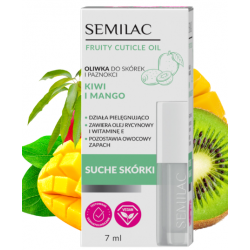 Semilac Oliwka do skórek i paznokci kiwi mango 7ml